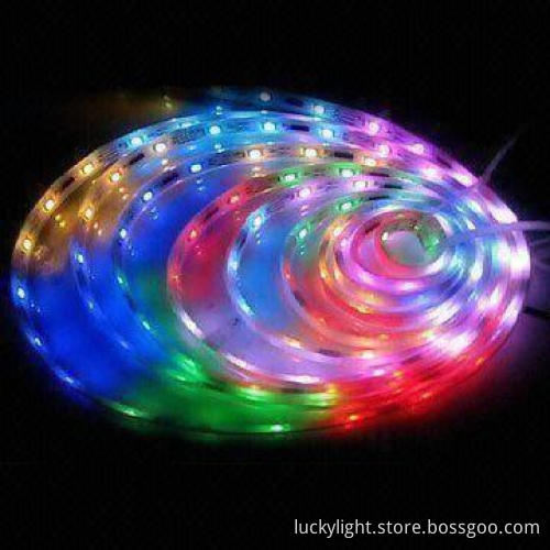5050 LED Strip Lights with 12V DC Working Input Voltage, Full Color and 60 LEDs/meter